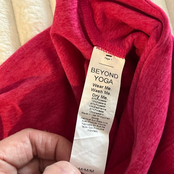 Beyond Yoga Fuchsia Long Sleeve Set - Picture 7 of 9